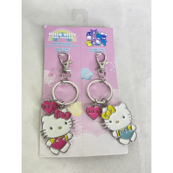 Hello Kitty BFF Keychain Bag Accessory For Keys or Backpack Share One NEW - Picture 1 of 4